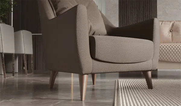 Olivya Koltuk Takımı - Krem Berjer