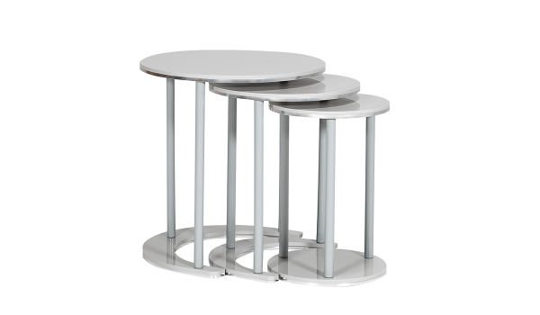 Veyron Aksesuar Seti Üçlü Zigon Sehpa