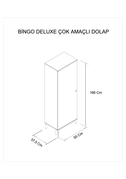 Bingo Flamingo Çok Amaçlı Dolap