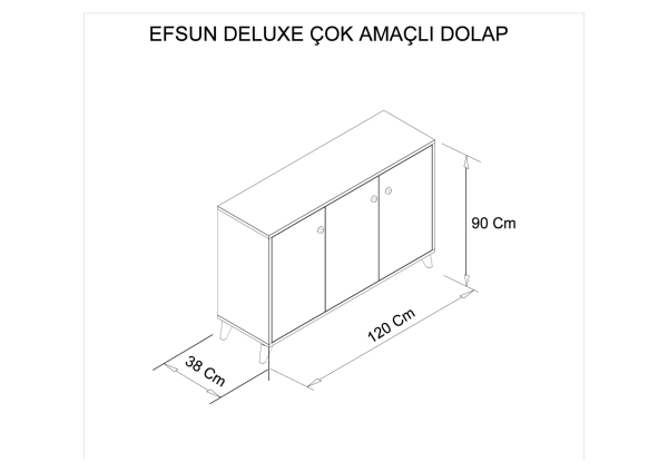Efsun Rose Çok Amaçlı Dolap