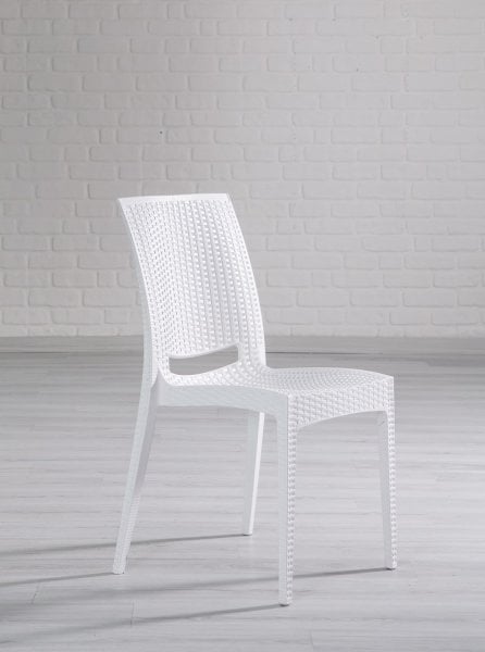 Rattan Large Camlı Masa Seti Cappucino