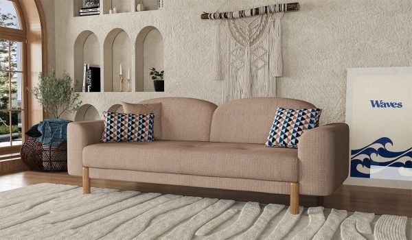 Bohem Plus Mini Koltuk Takımı - Kahve
