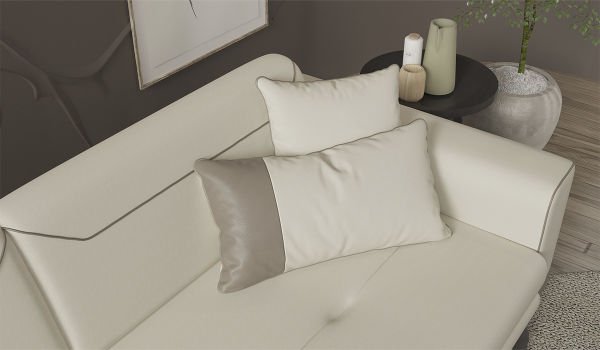 Arya Üçlü Koltuk Krem