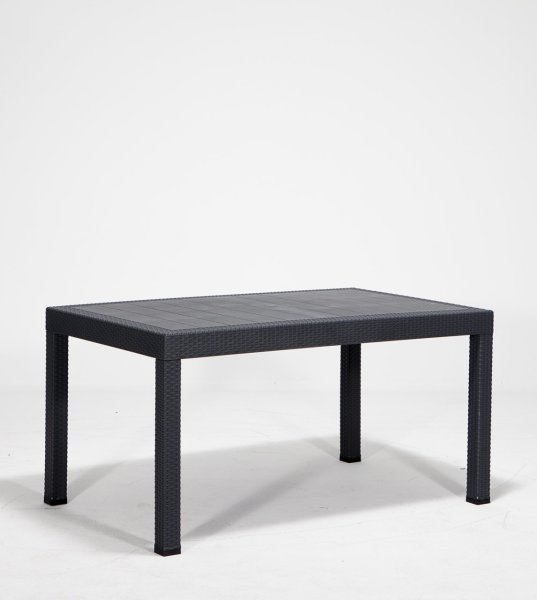 Rattan Large Masa - Çok Renkli Antrasit