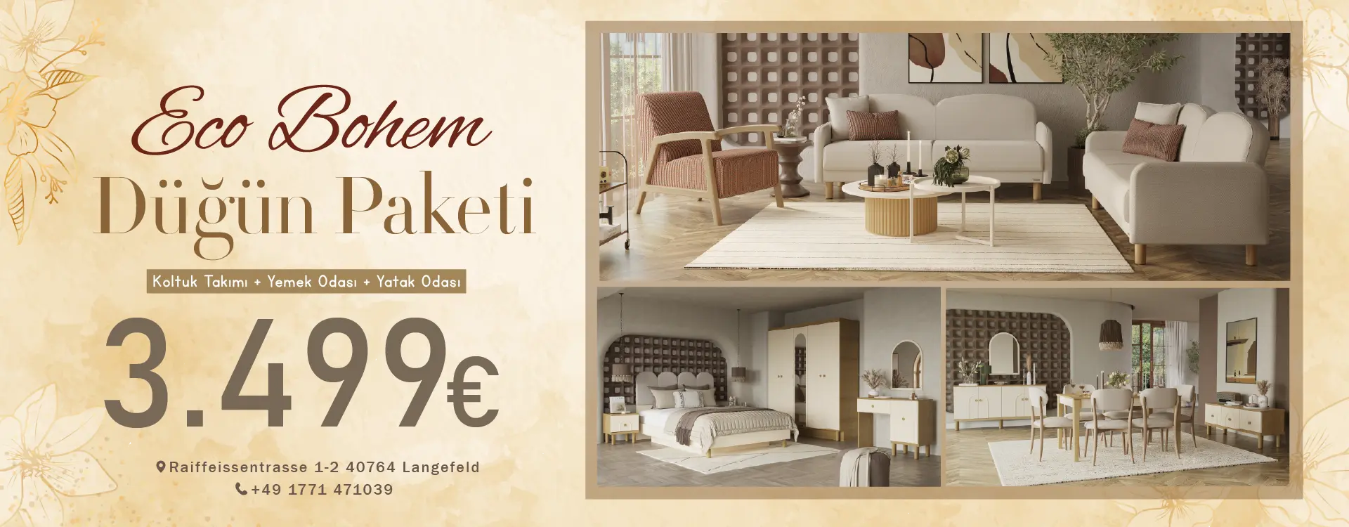 Eco Bohem Düğün Paketi