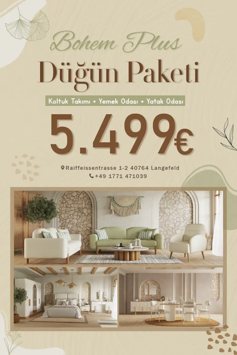 Bohem Plus Düğün Paketi