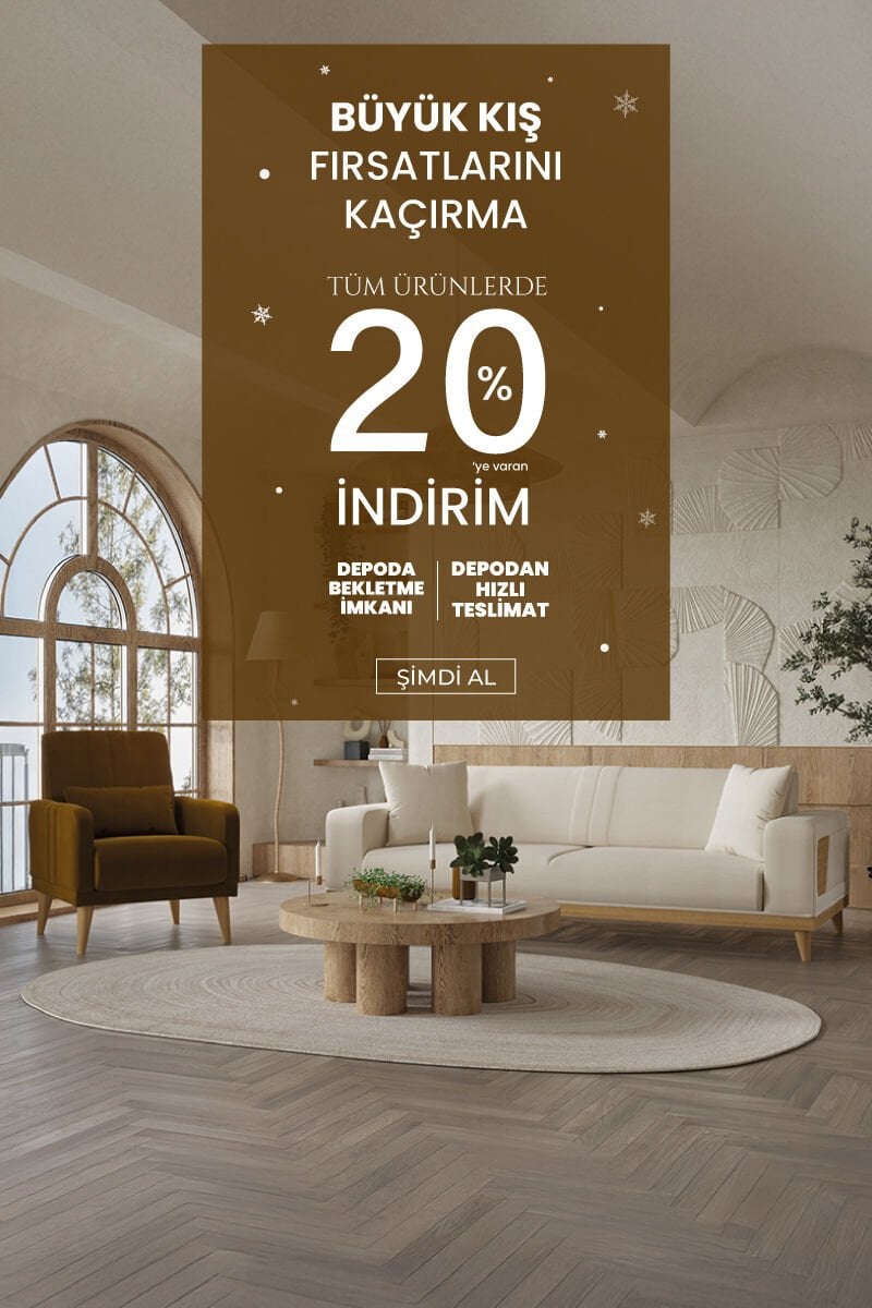 tüm ürünlerde %20